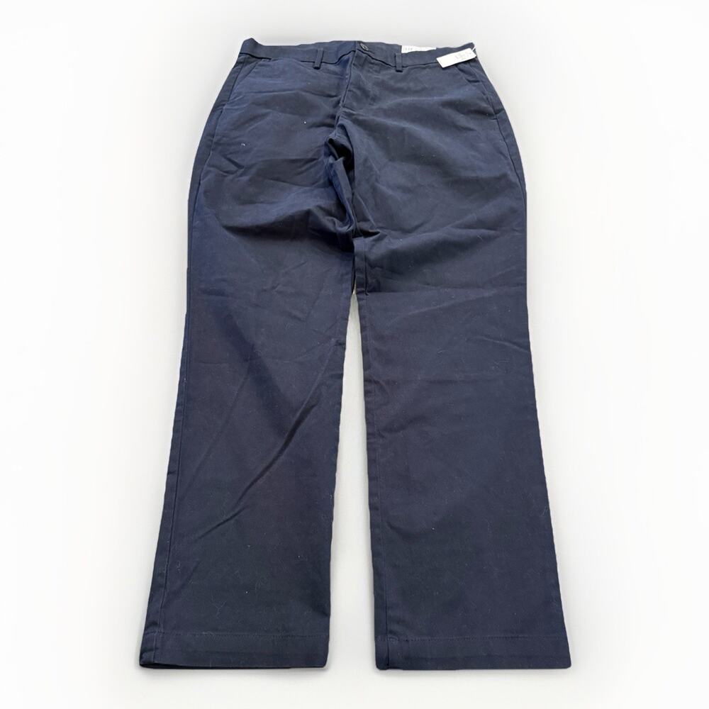 GAP Chino Mens Navy Blue Athletic Taper Workwear Pants Size 33x30 NWT $60